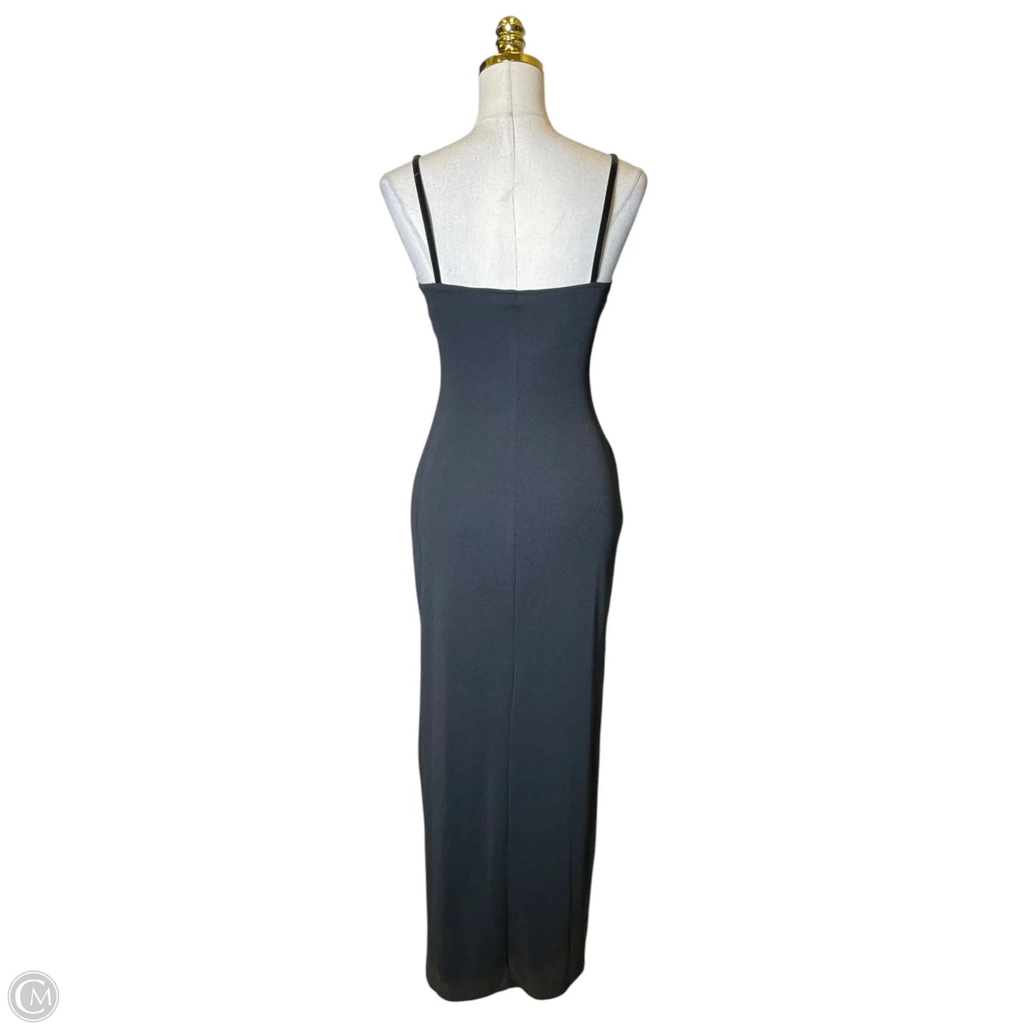 Dress Casual Maxi By Clothes Mentor In Black & Silver, Size: S