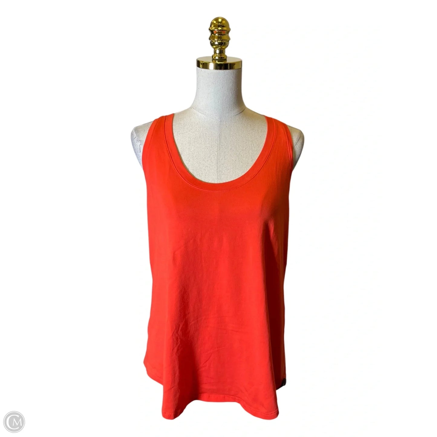 Athletic Tank Top By Lululemon In Orange, Size: 12