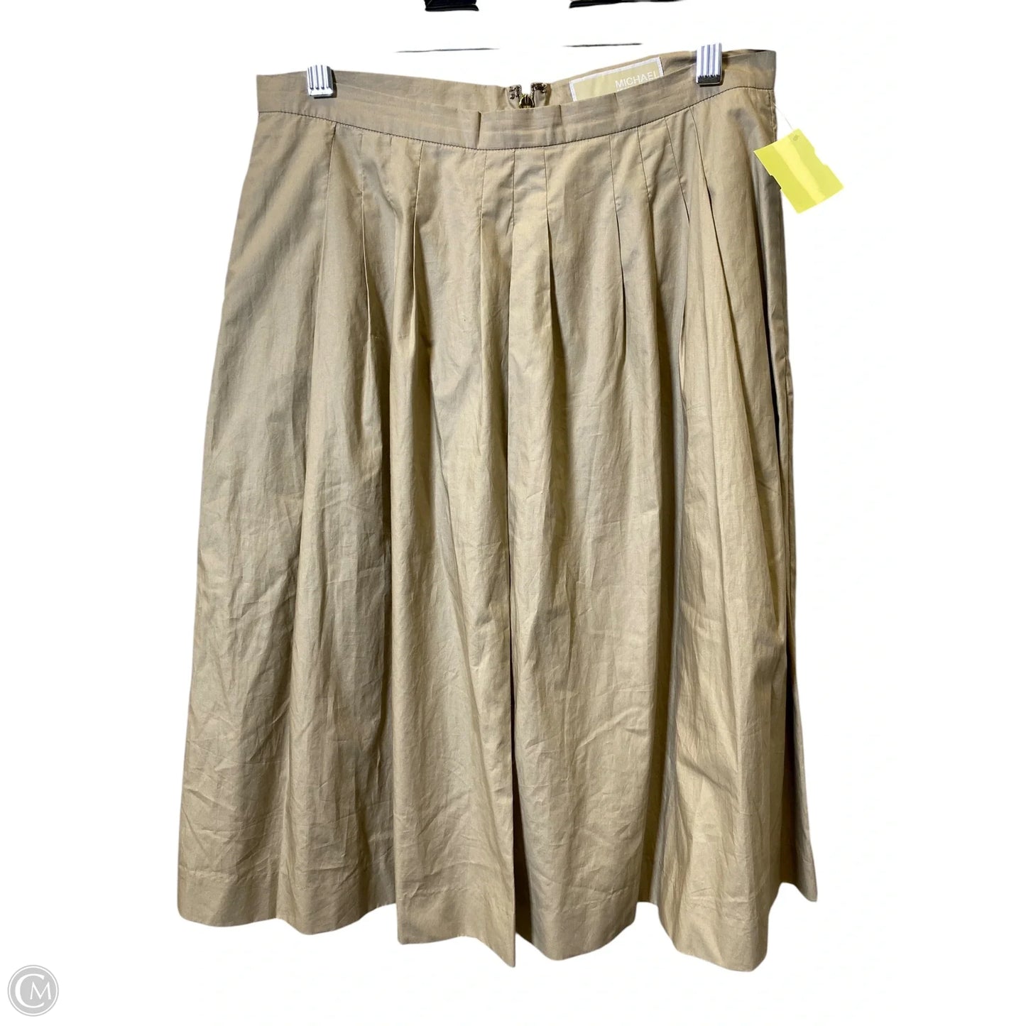 Skirt Designer By Michael Kors In Beige, Size: 4
