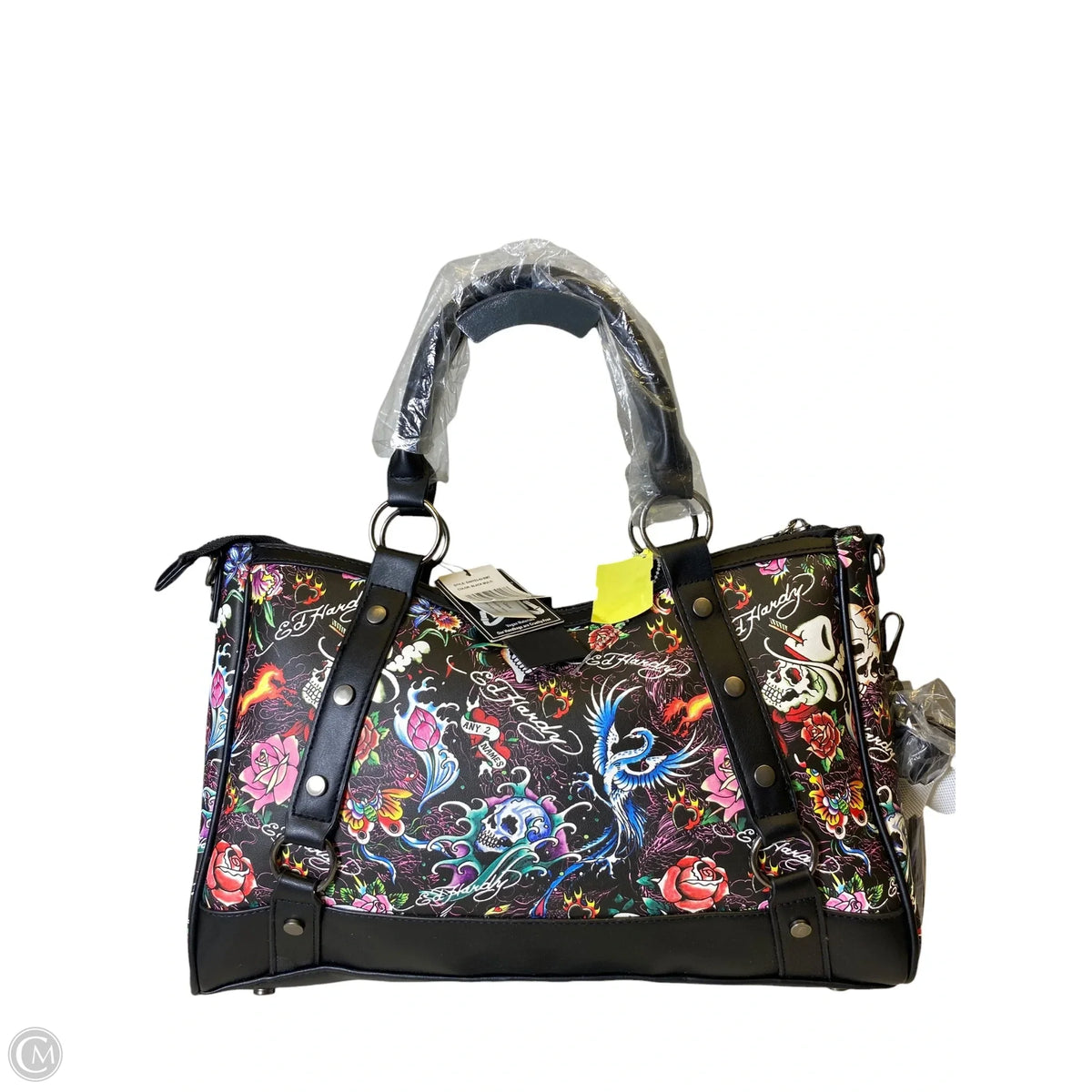 Handbag By Ed Hardy, Size: Large