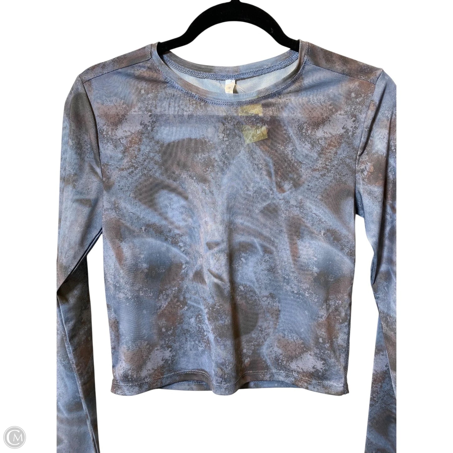 Athletic Top Long Sleeve Crewneck By Fabletics In Multi-colored, Size: M