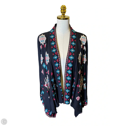 Cardigan Designer By Johnny Was In Multi-colored, Size: M