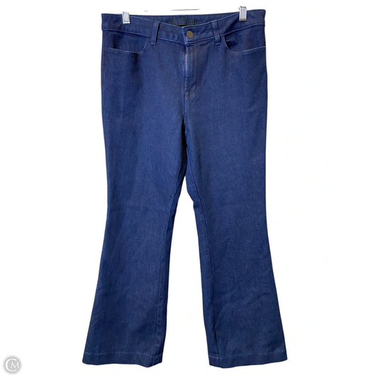 Jeans Flared By J Brand In Blue Denim, Size: 30