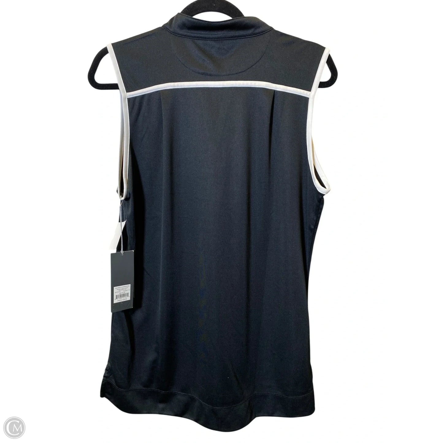 Athletic Tank Top By Clothes Mentor In Black & White, Size: Xl