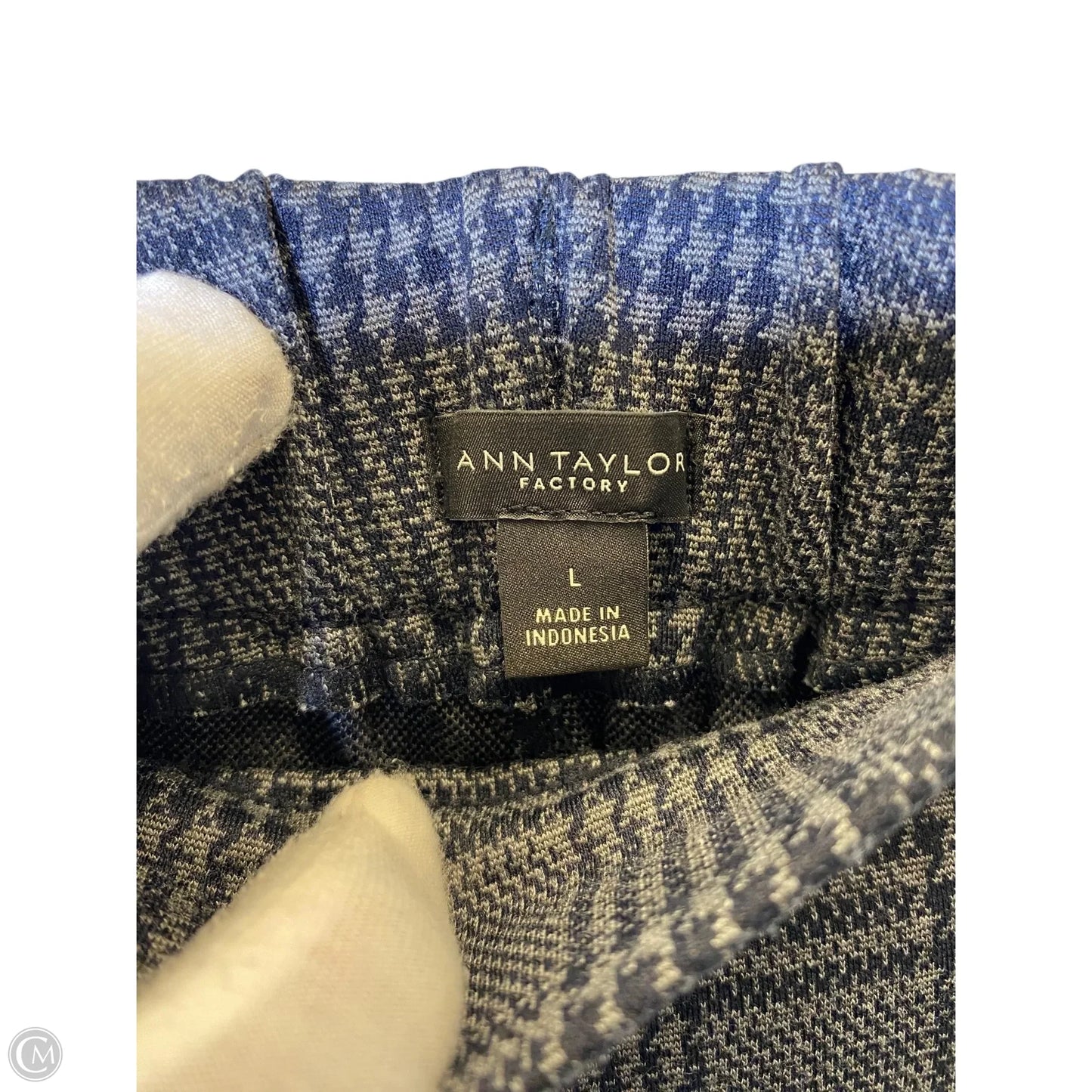 Pants Dress By Ann Taylor In Plaid Pattern, Size: L