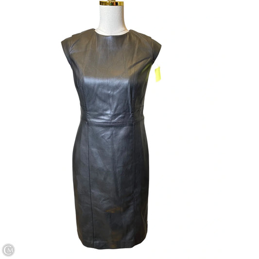 Dress Casual Midi By Ann Taylor In Black, Size: 4