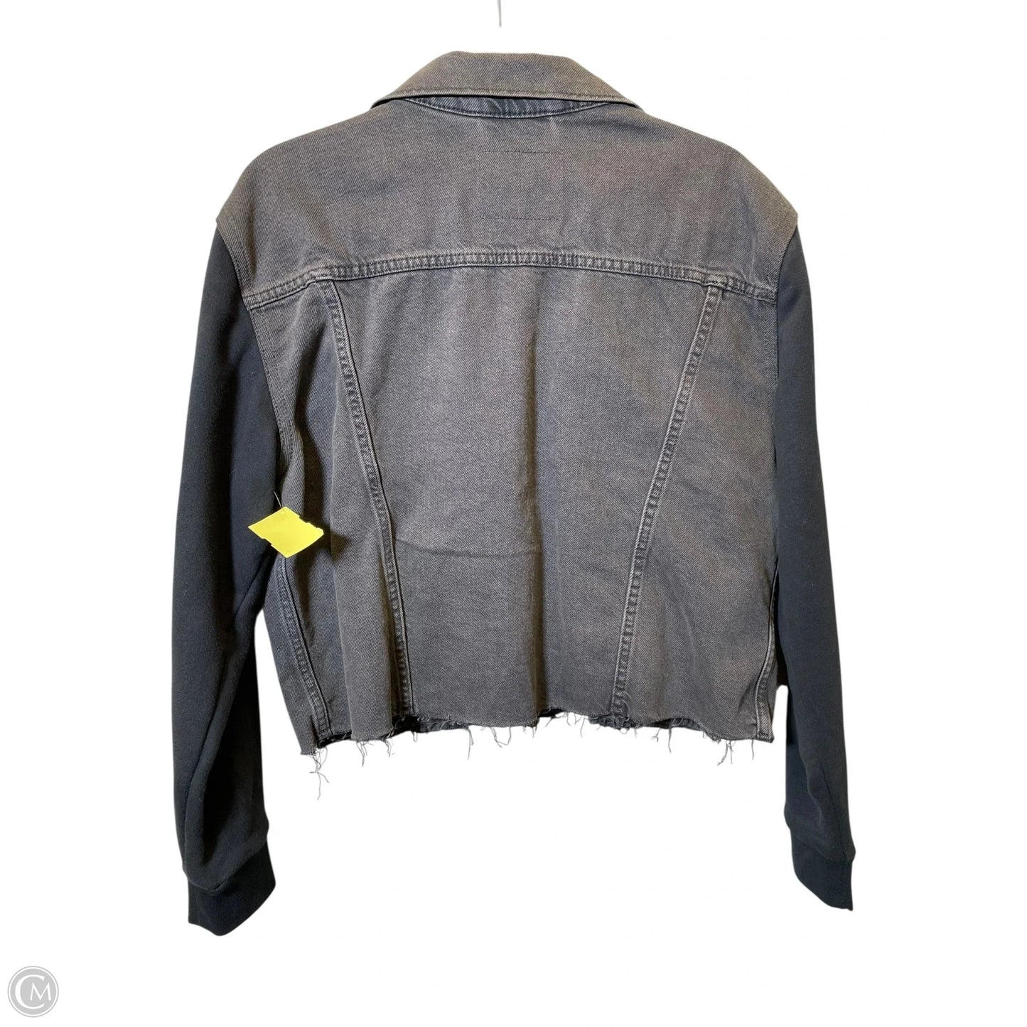 Jacket Denim By Levis In Black, Size: L