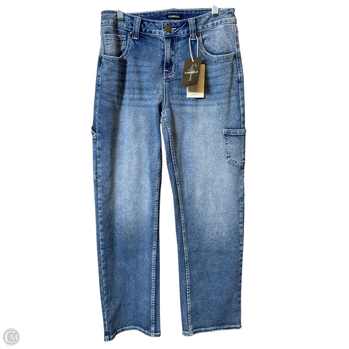 Jeans Straight By Clothes Mentor In Blue Denim, Size: S