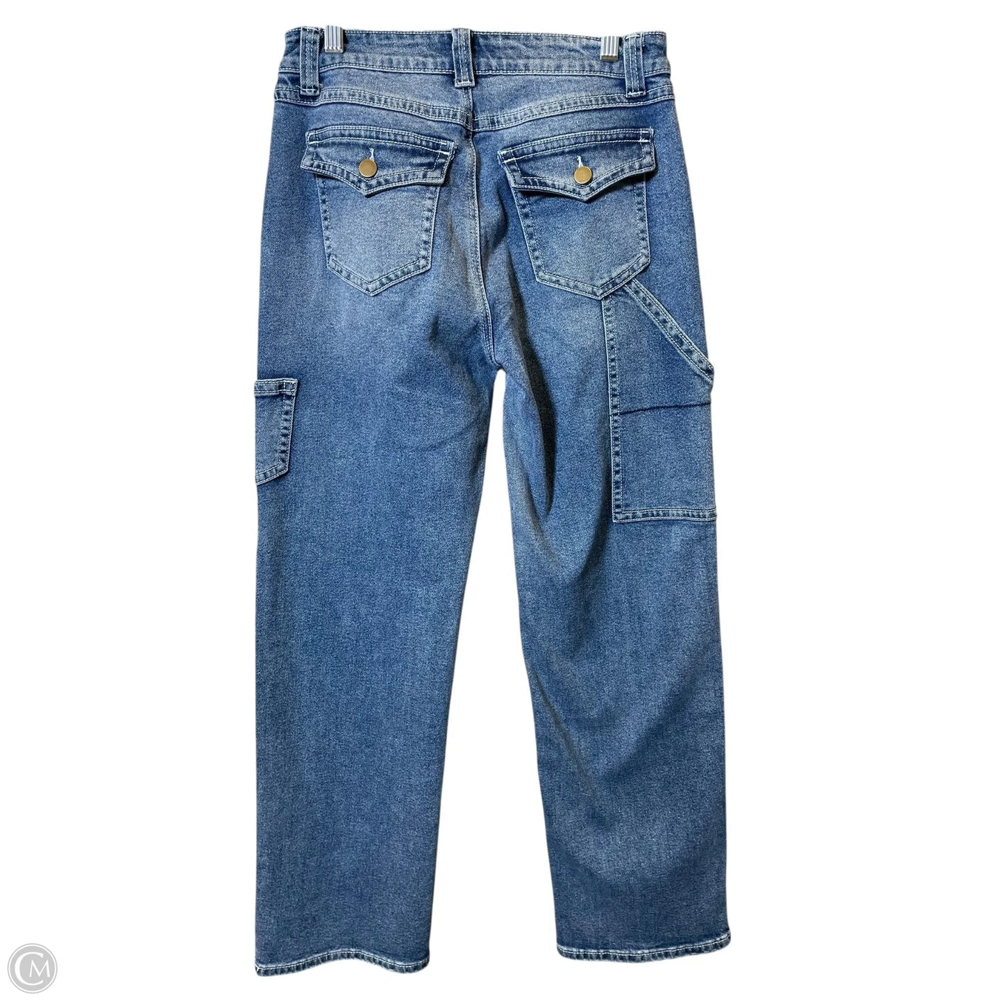 Jeans Straight By Clothes Mentor In Blue Denim, Size: S