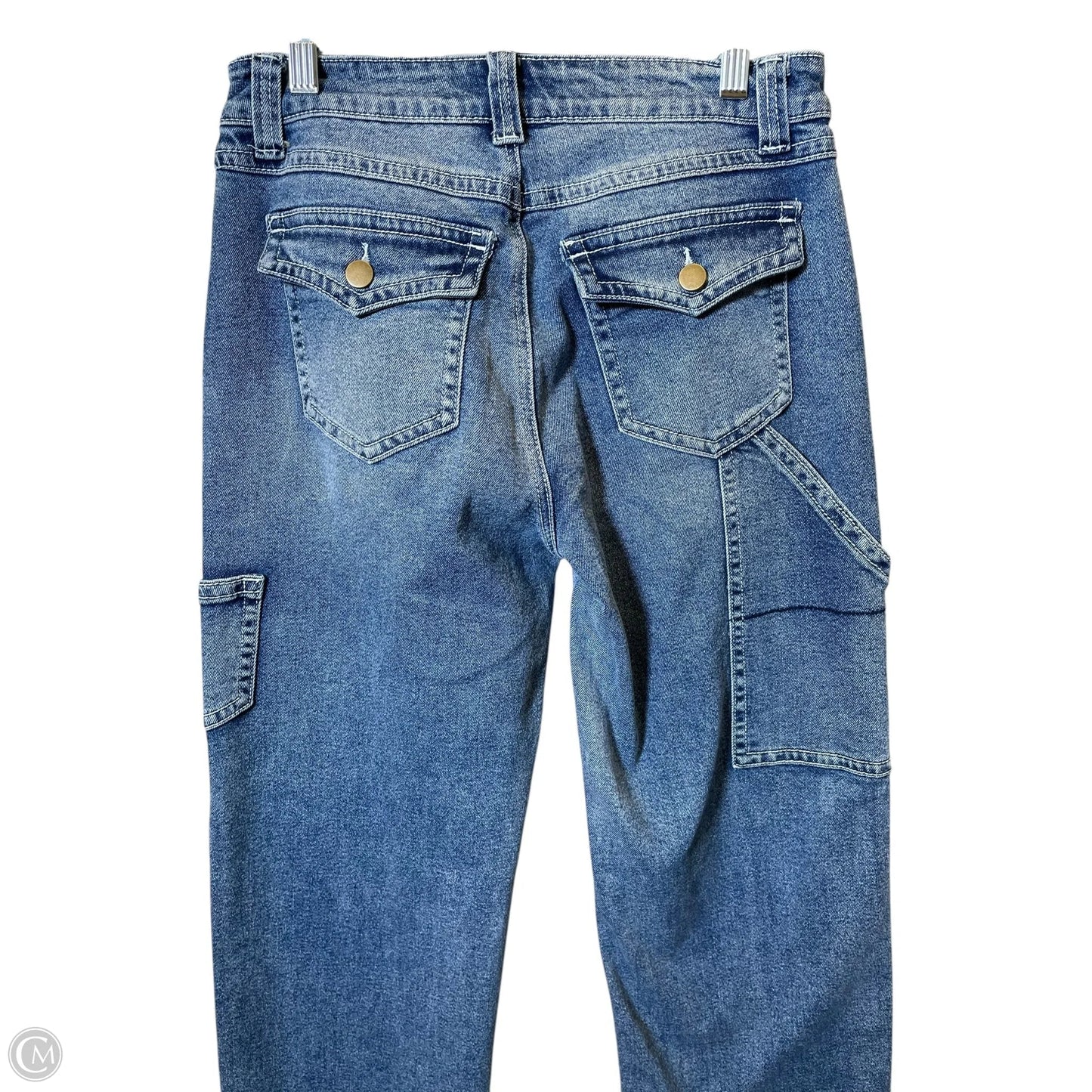 Jeans Straight By Clothes Mentor In Blue Denim, Size: S