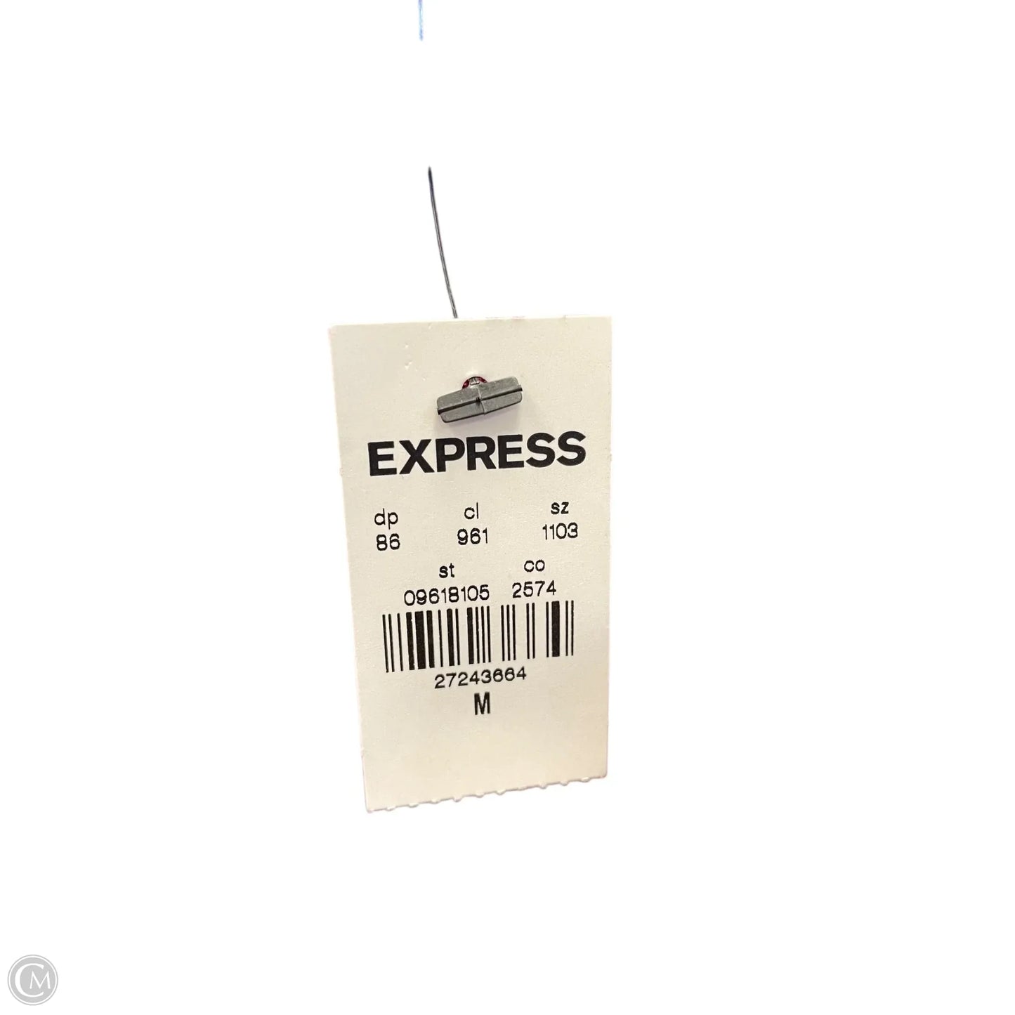 Blouse Long Sleeve By Express In Maroon, Size: M