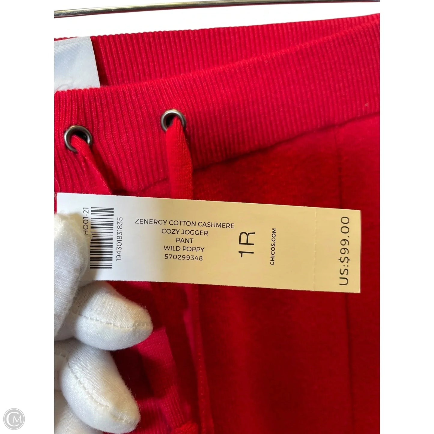 Pants Lounge By Chicos In Red, Size: M