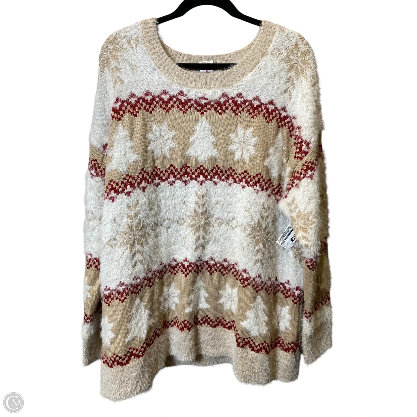 Sweater By Holiday Time In Multi-colored, Size: 1x