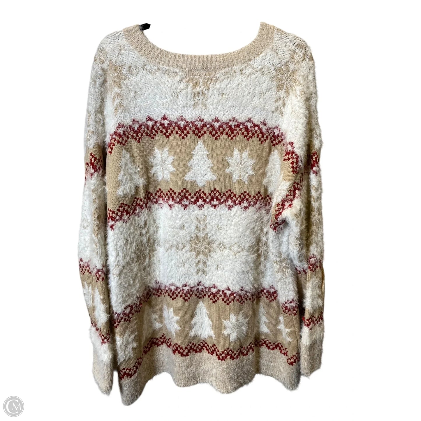 Sweater By Holiday Time In Multi-colored, Size: 1x