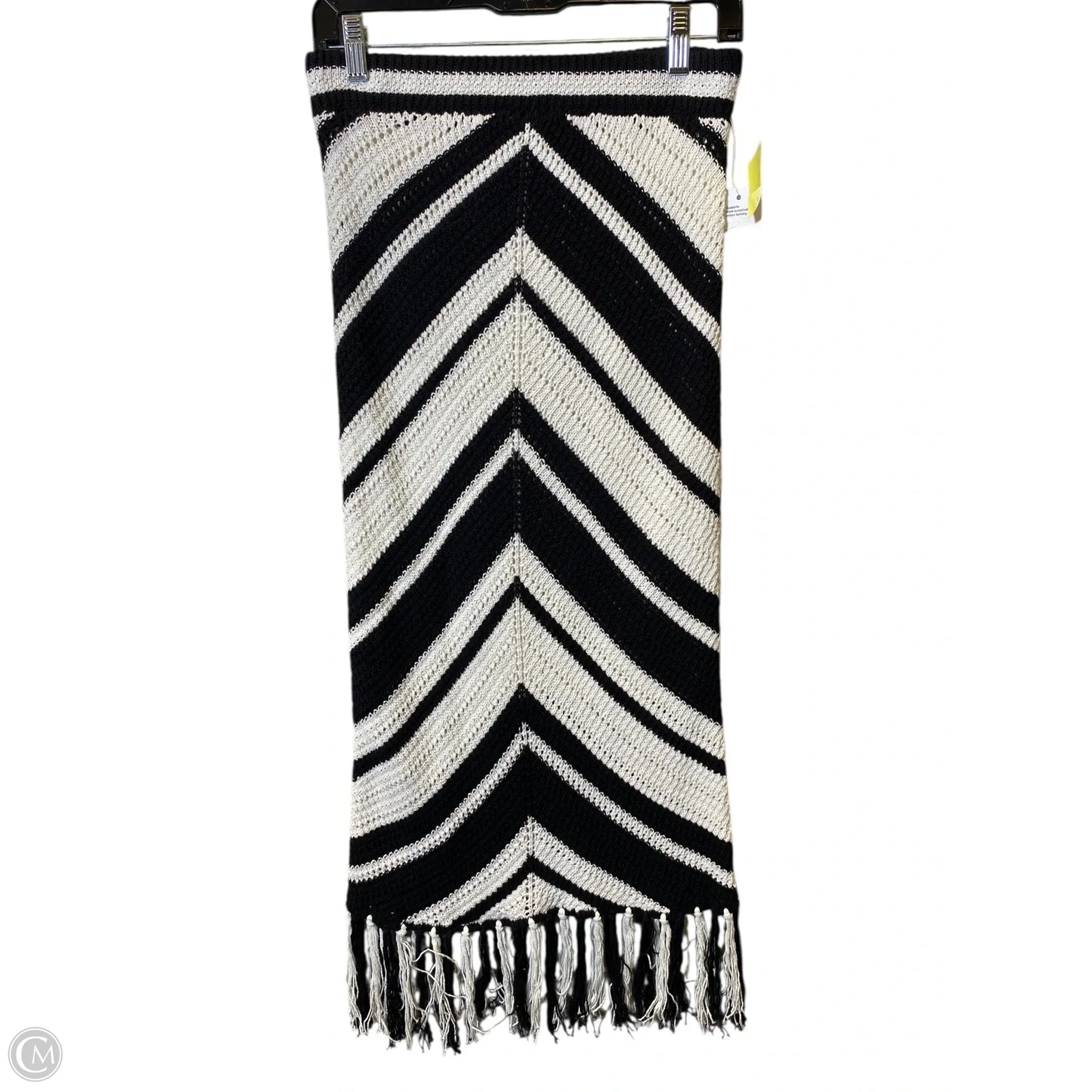 Skirt Maxi By Nine West In Black & White, Size: S