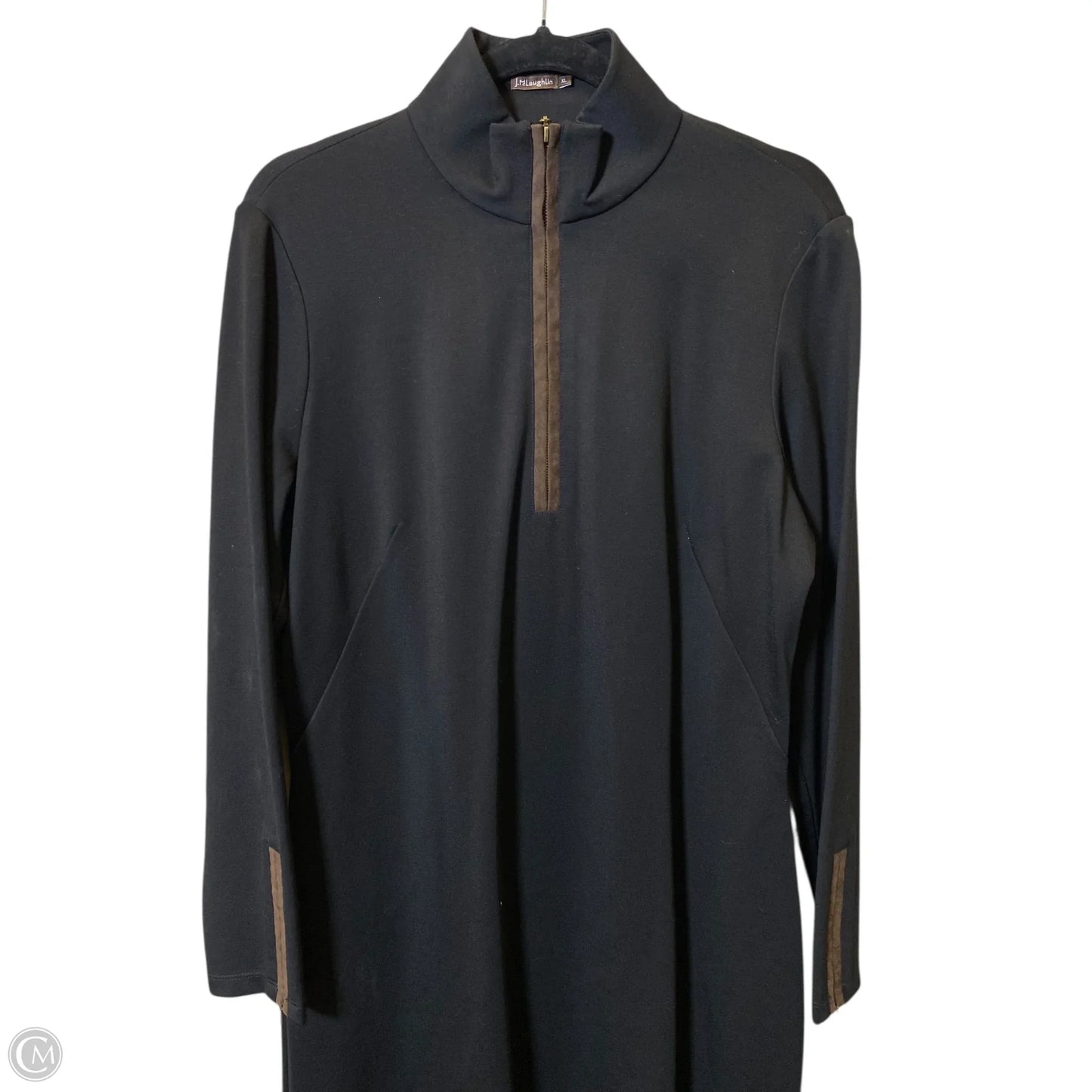 Dress Casual Midi By Clothes Mentor In Black, Size: Xl