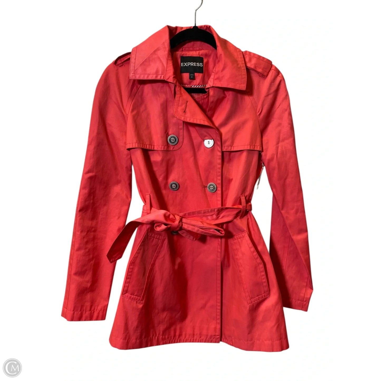 Jacket Utility By Express In Coral, Size: S