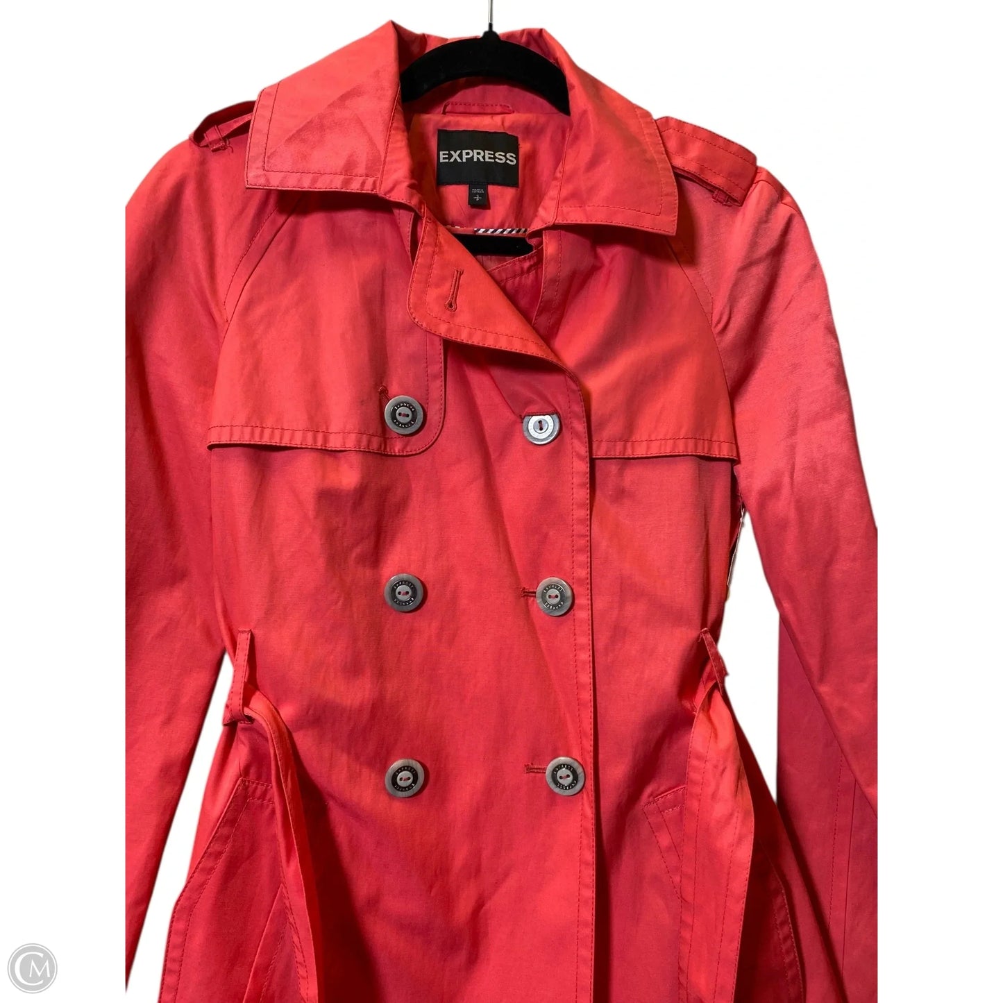Jacket Utility By Express In Coral, Size: S