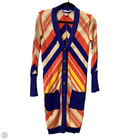 Cardigan Designer By Diane Von Furstenberg In Multi-colored, Size: S