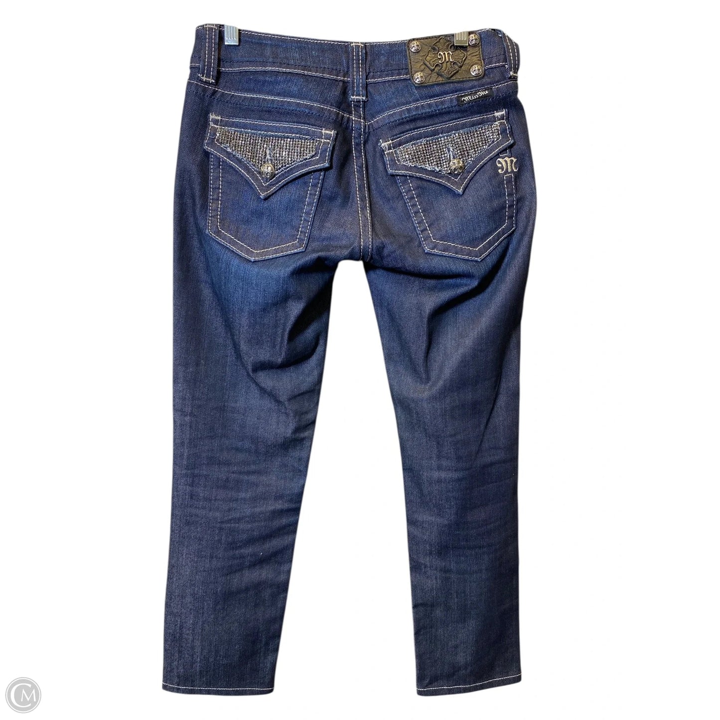 Jeans Skinny By Miss Me In Blue Denim, Size: 4