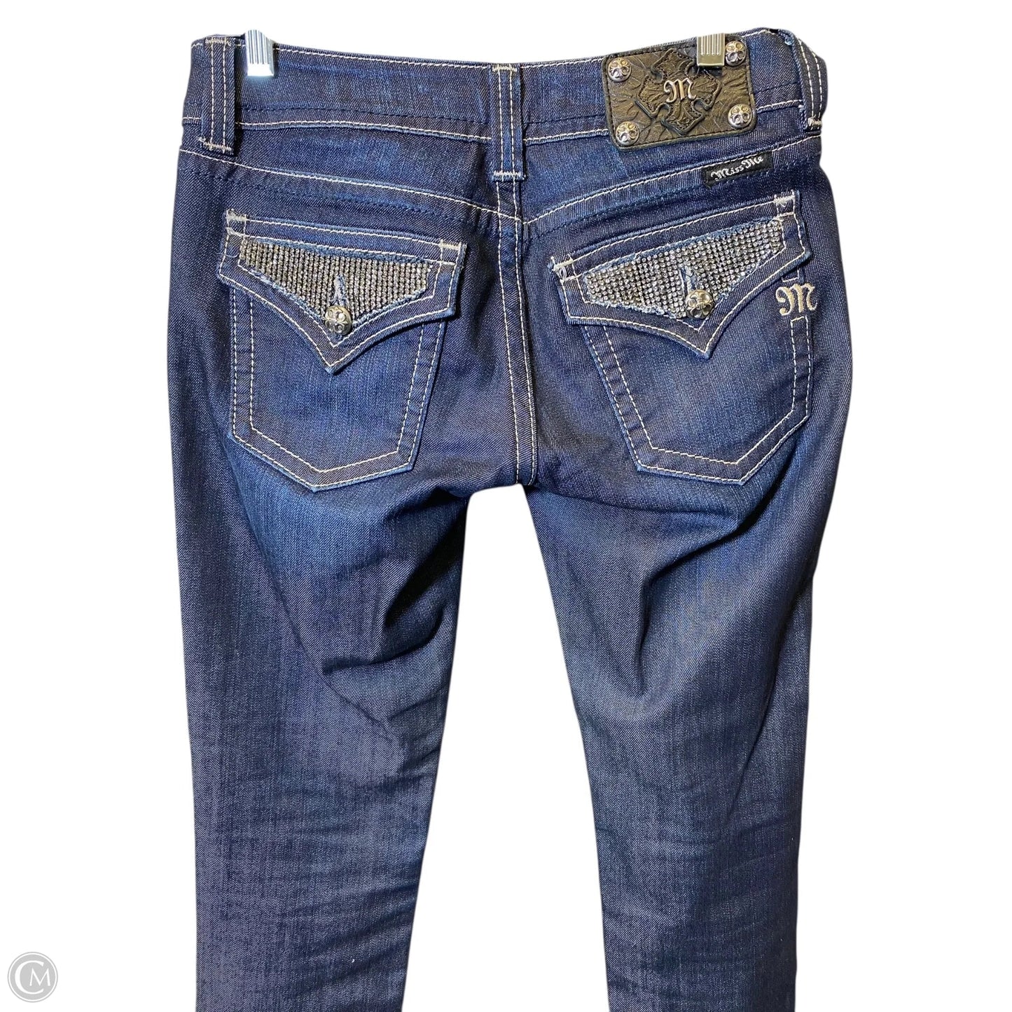 Jeans Skinny By Miss Me In Blue Denim, Size: 4