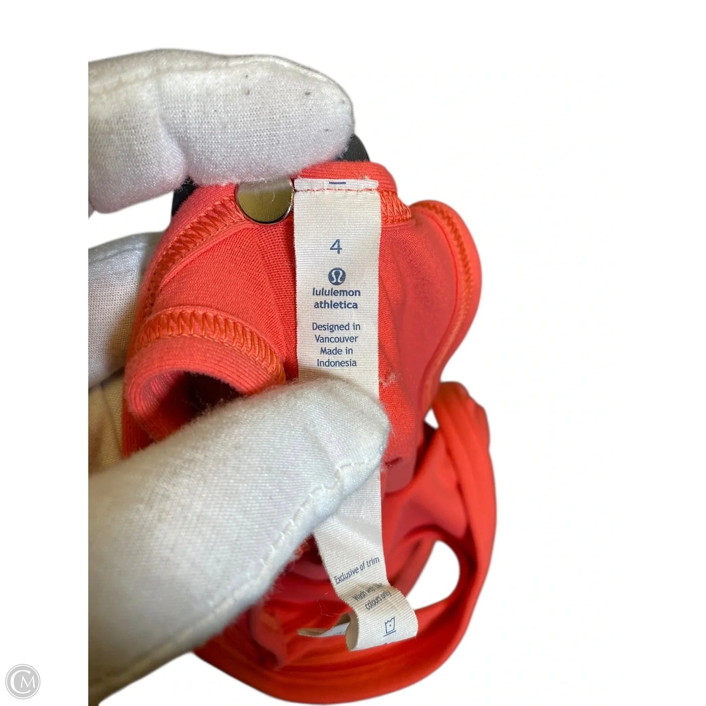 Athletic Tank Top By Lululemon In Coral, Size: 4