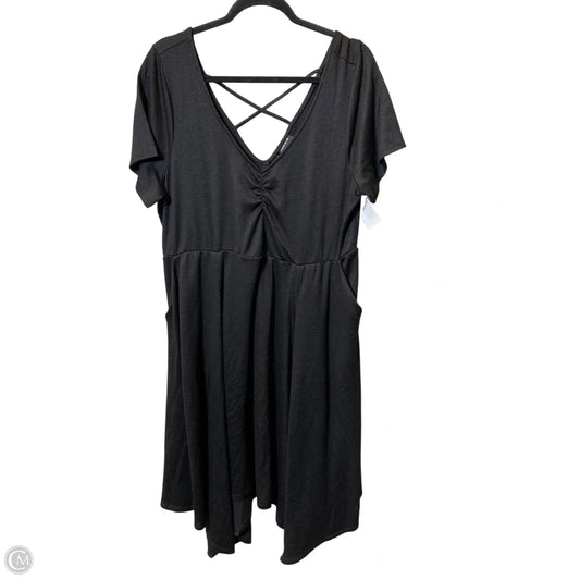 Dress Casual Midi By Torrid In Black, Size: 2XL