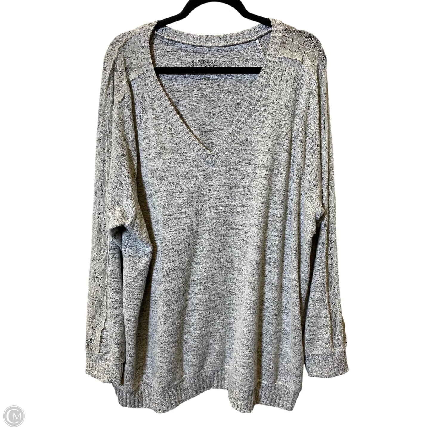 Sweater By Torrid In Grey, Size: 3x