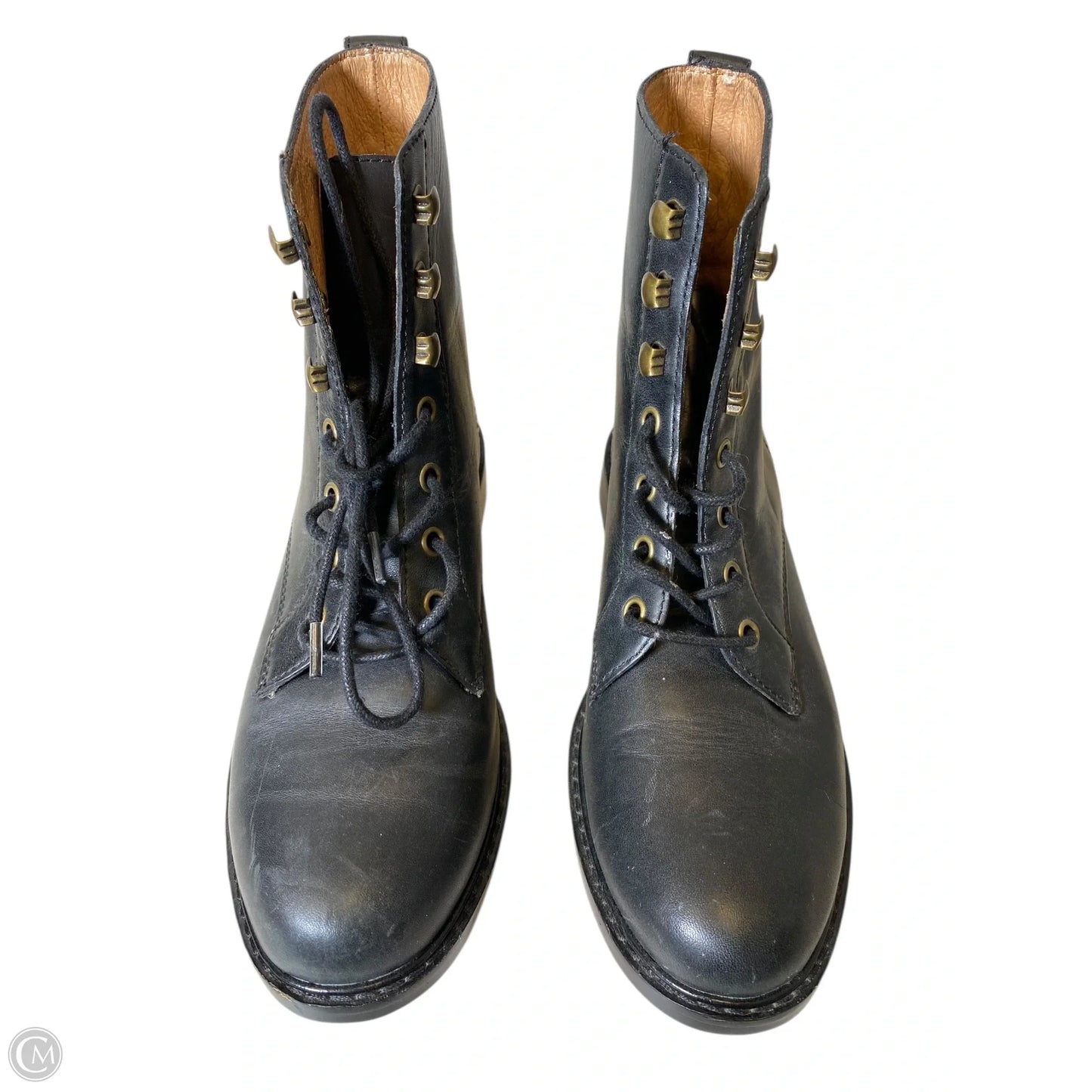 Boots Ankle Flats By Madewell In Black, Size: 6