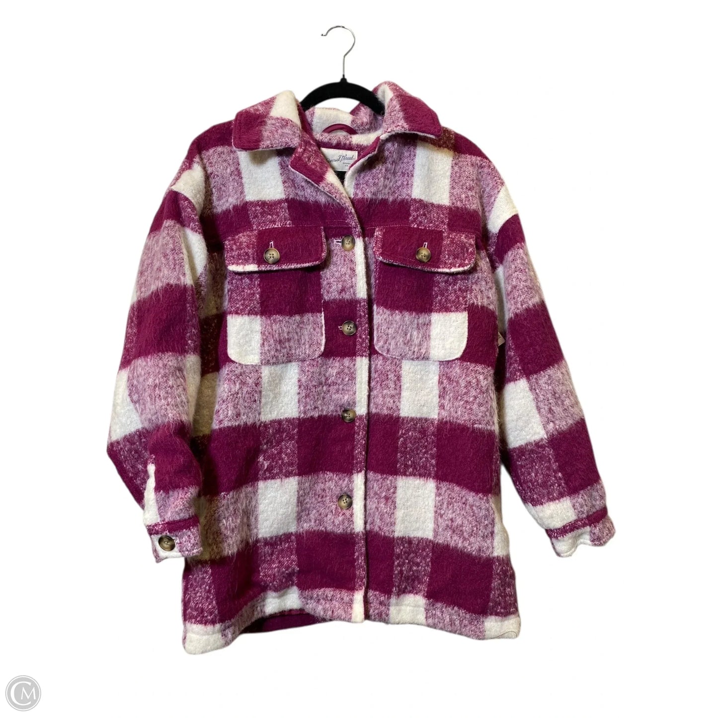 Jacket Other By Universal Thread In Plaid Pattern, Size: M