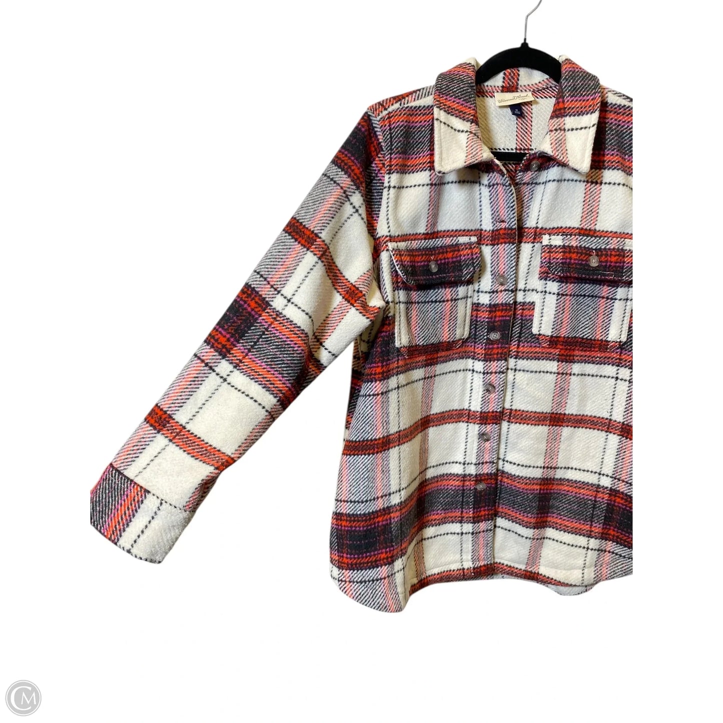 Jacket Other By Universal Thread In Plaid Pattern, Size: M