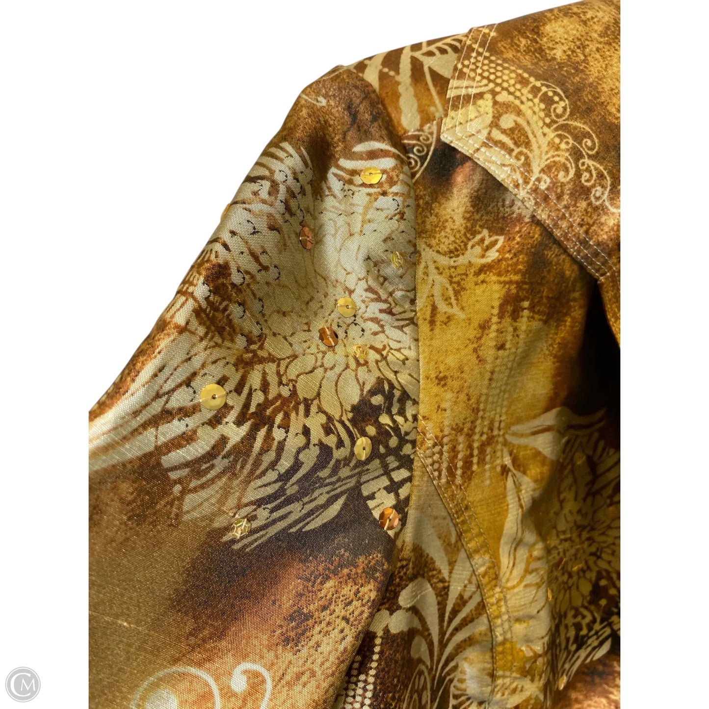 Jacket Other By Chicos In Multi-colored, Size: S