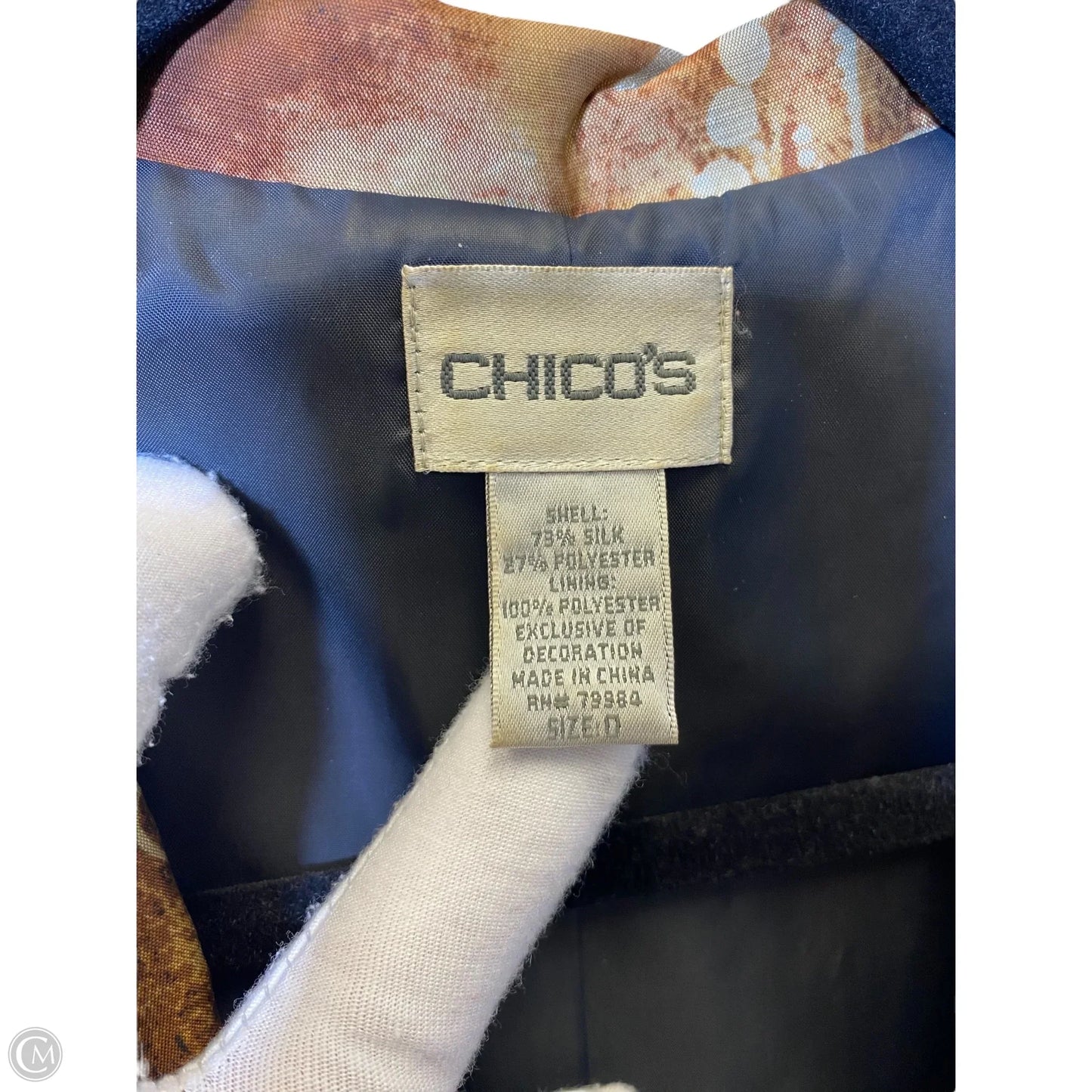 Jacket Other By Chicos In Multi-colored, Size: S
