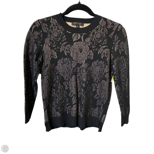 Sweater By Ann Taylor In Black & Cream, Size: S