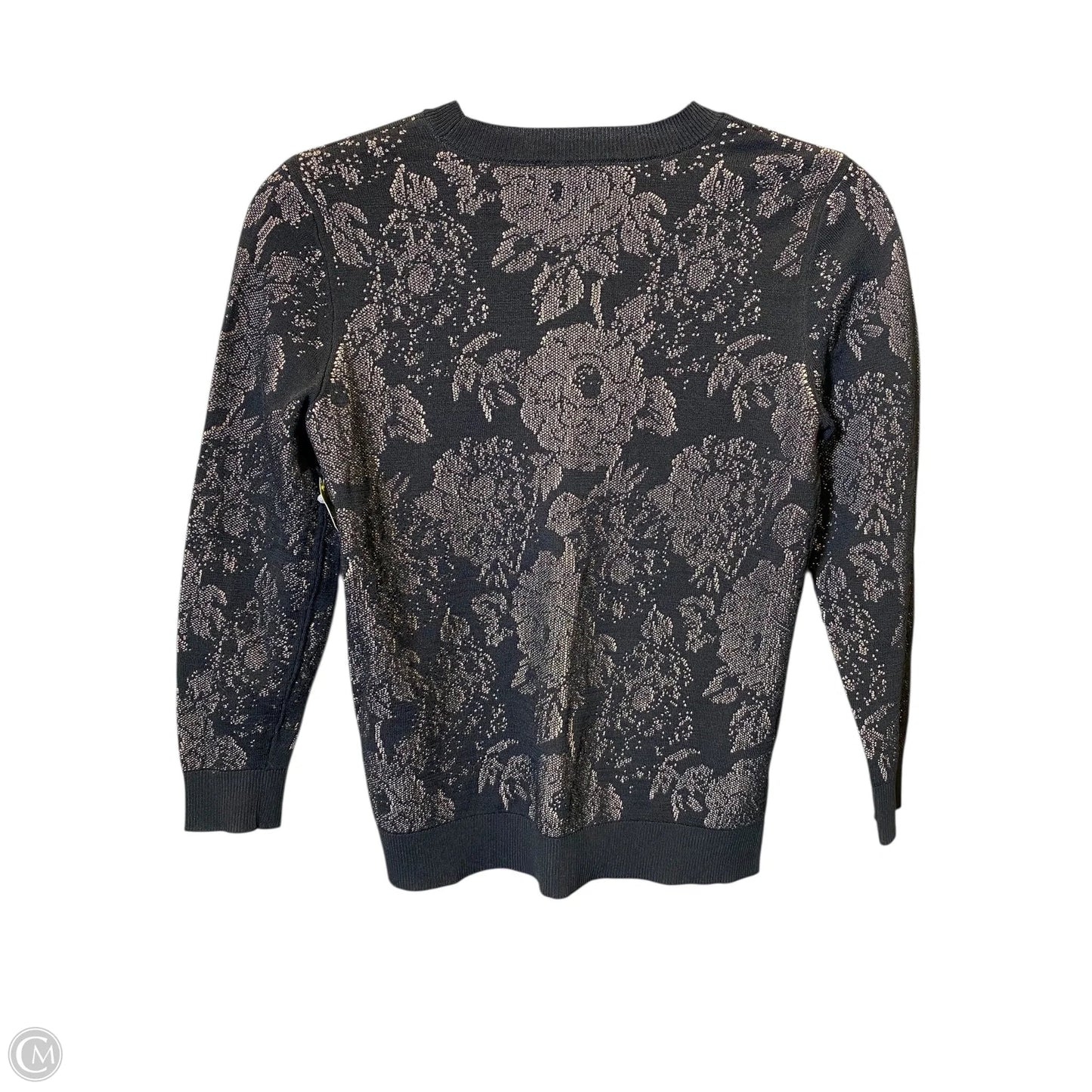 Sweater By Ann Taylor In Black & Cream, Size: S