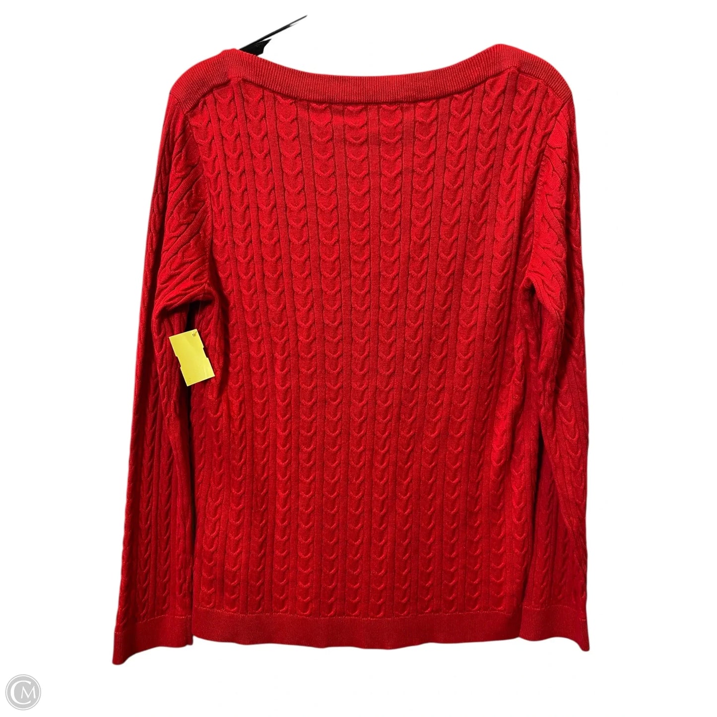 Sweater By Tommy Hilfiger In Red, Size: L