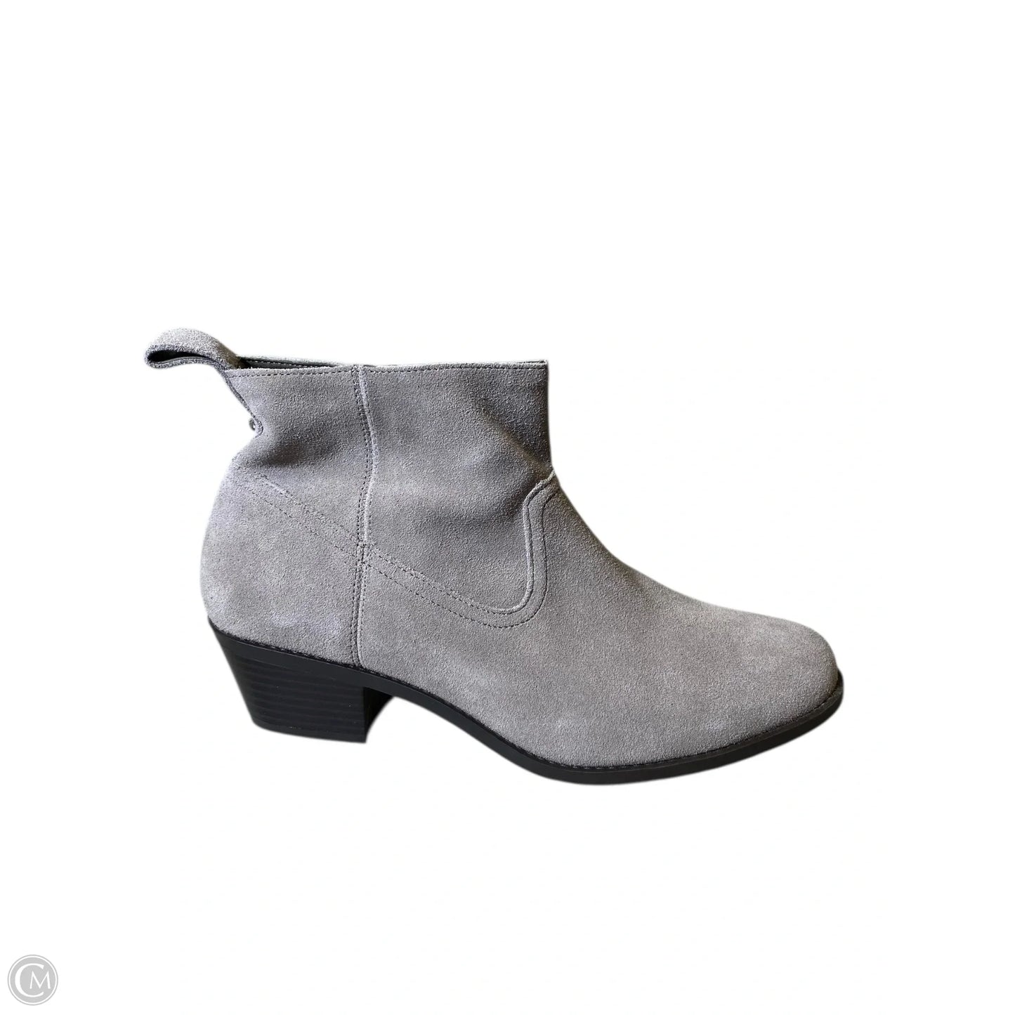 Boots Ankle Heels By Vionic In Grey, Size: 9