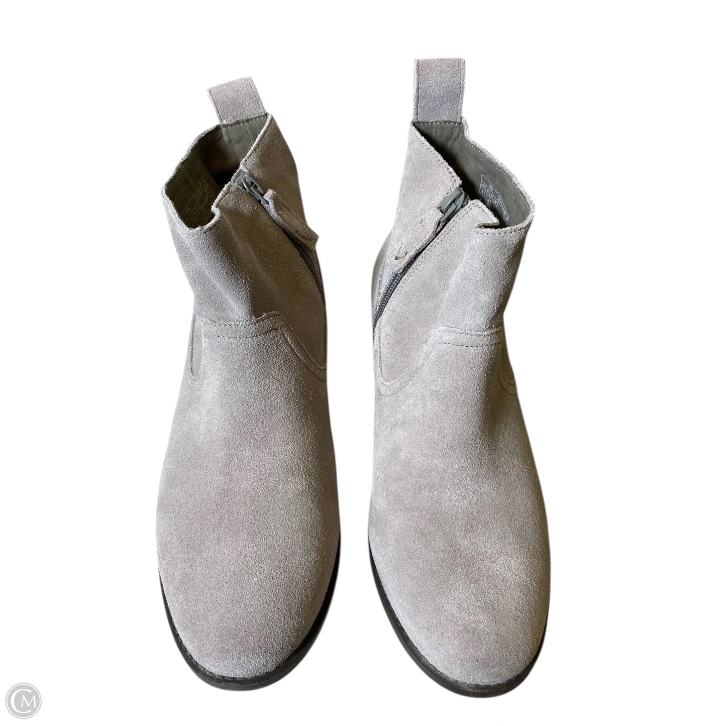 Boots Ankle Heels By Vionic In Grey, Size: 9