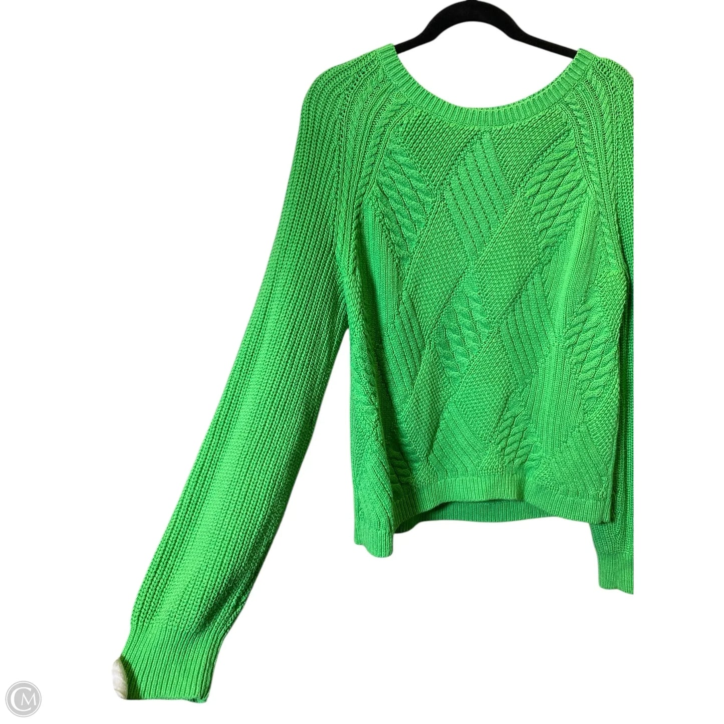 Sweater By Talbots In Green, Size: L