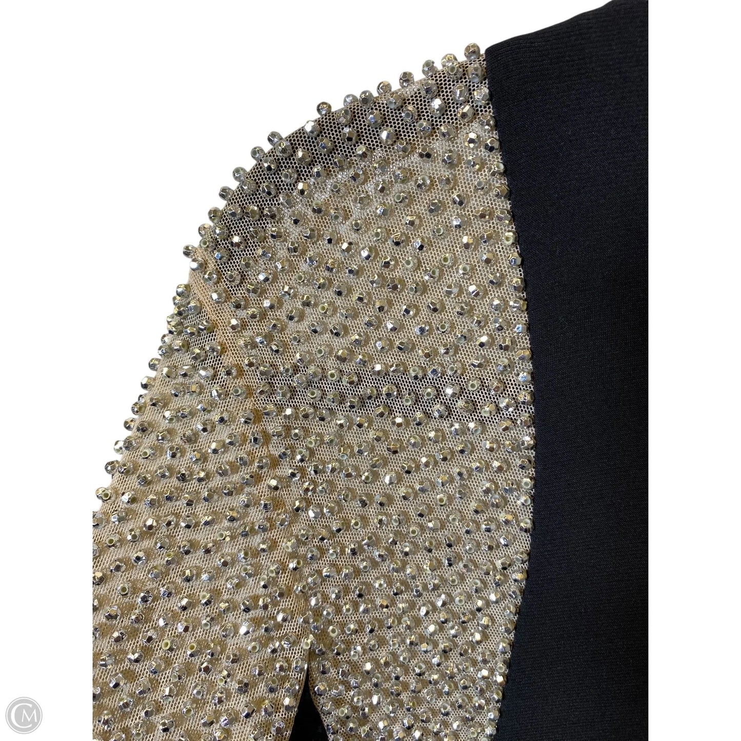 Dress Designer By Xscape In Black & Silver, Size: 14W