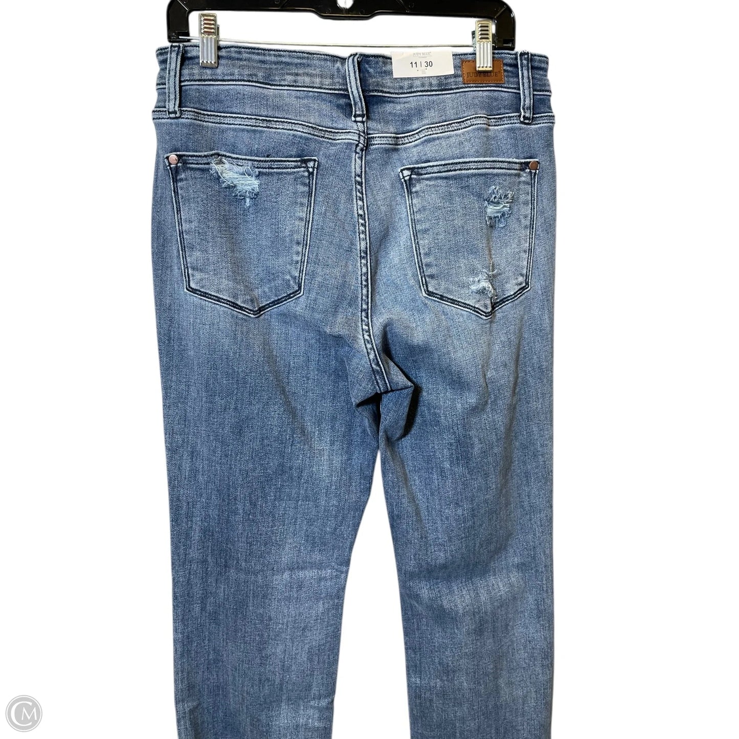 Jeans Straight By Judy Blue In Blue Denim, Size: 10