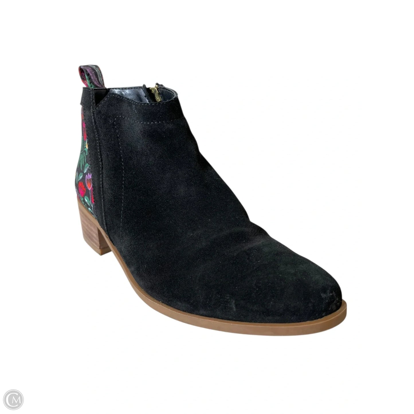 Boots Ankle Heels By Clothes Mentor In Multi-colored, Size: 7