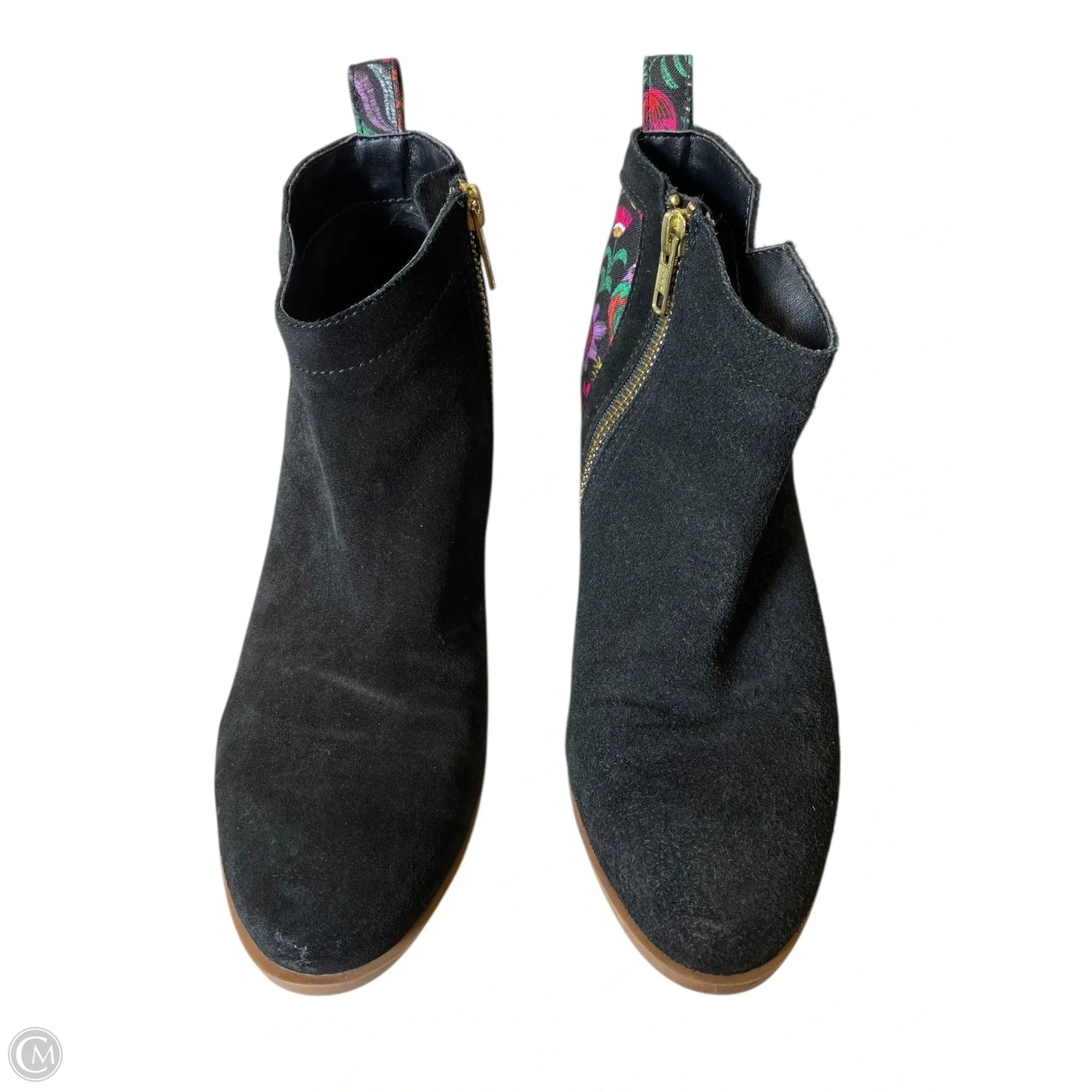 Boots Ankle Heels By Clothes Mentor In Multi-colored, Size: 7