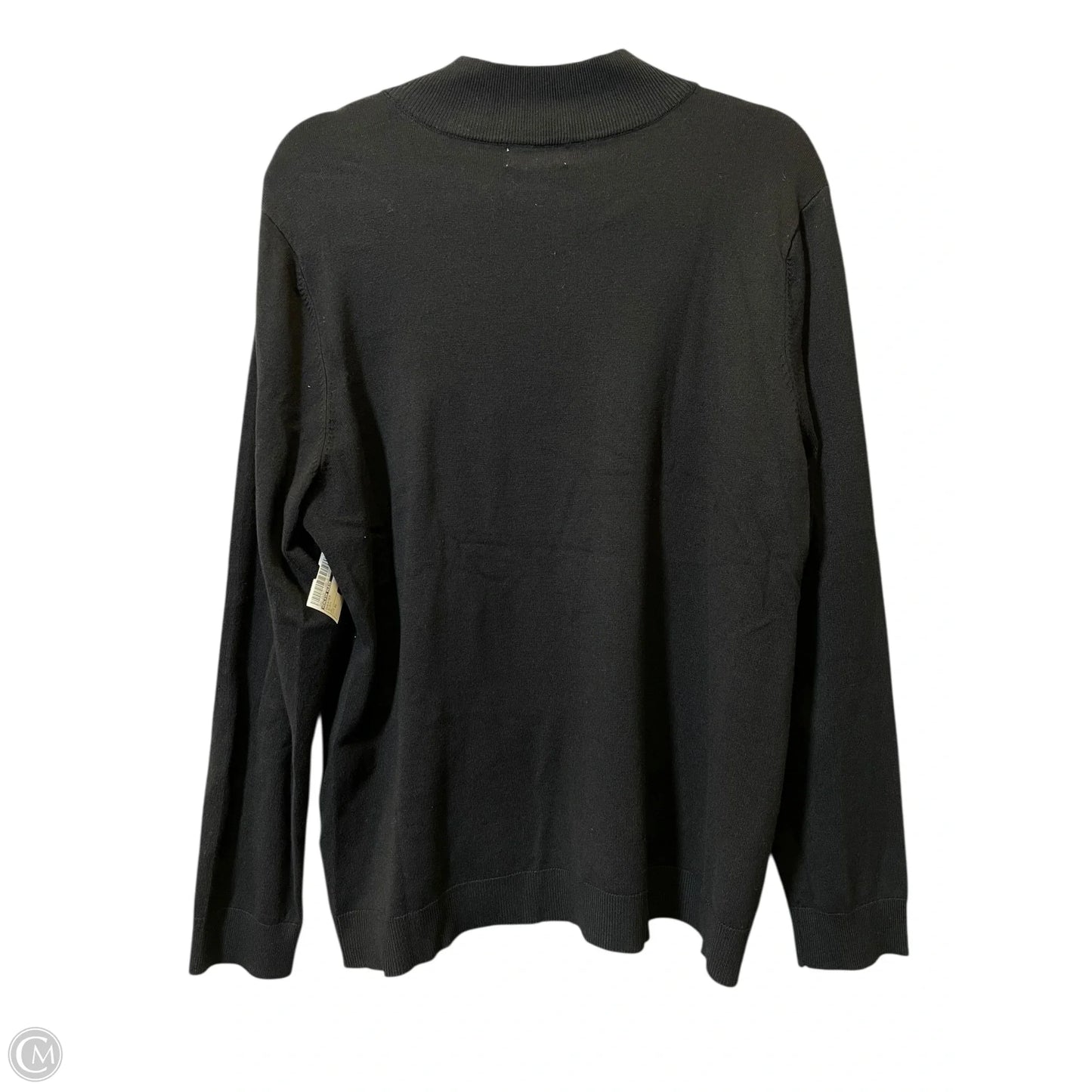 Sweater By Calvin Klein In Black, Size: Xl