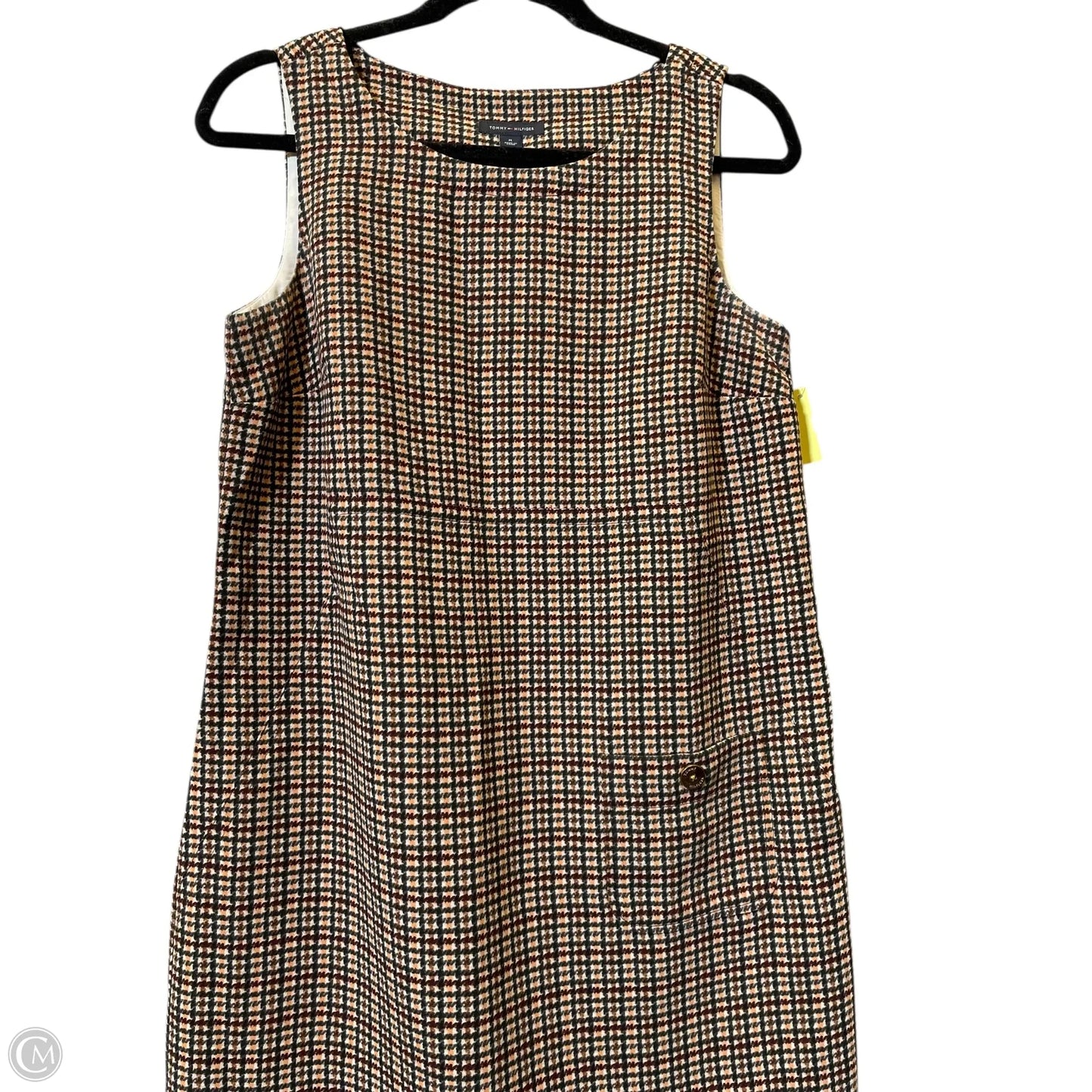 Dress Casual Midi By Tommy Hilfiger In Multi-colored, Size: M