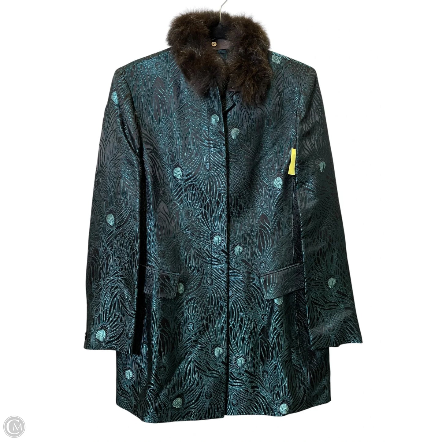 Jacket Other By Dana Buchman In Teal, Size: L