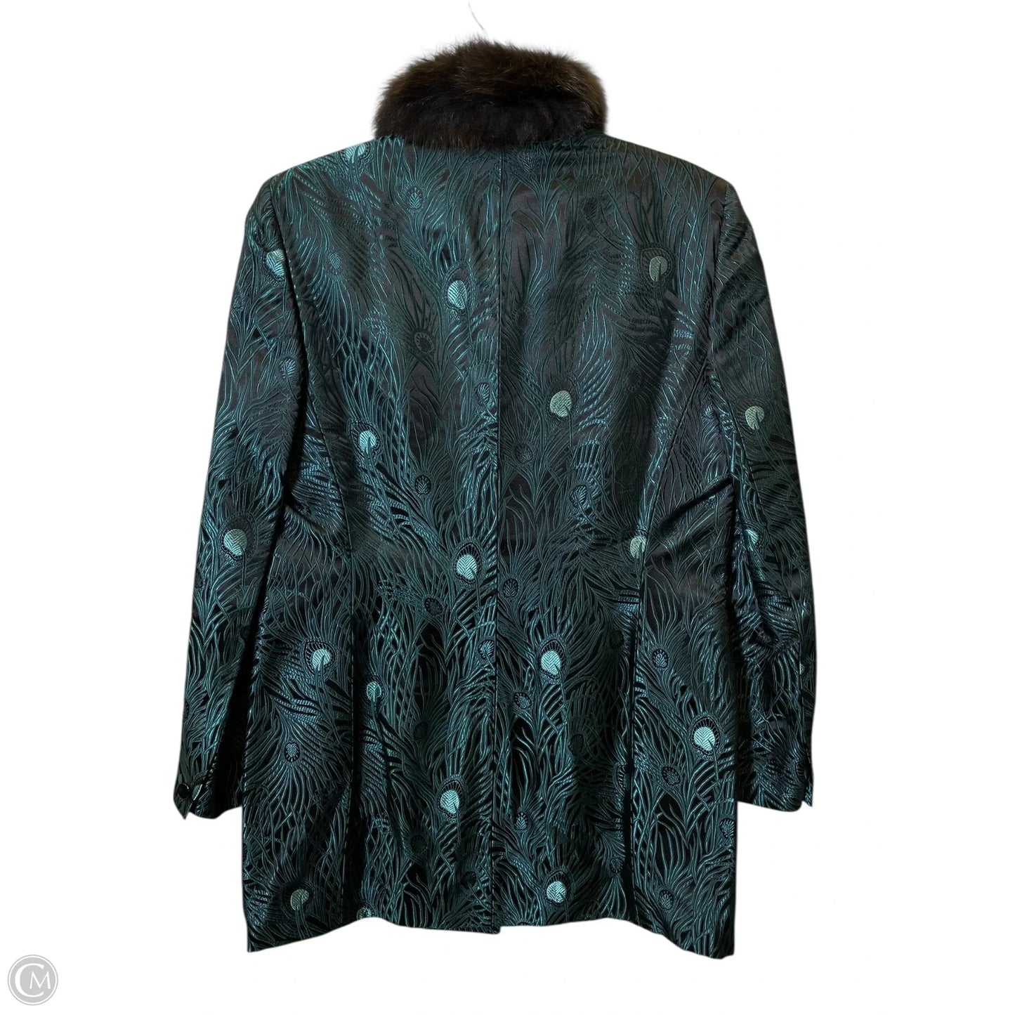 Jacket Other By Dana Buchman In Teal, Size: L