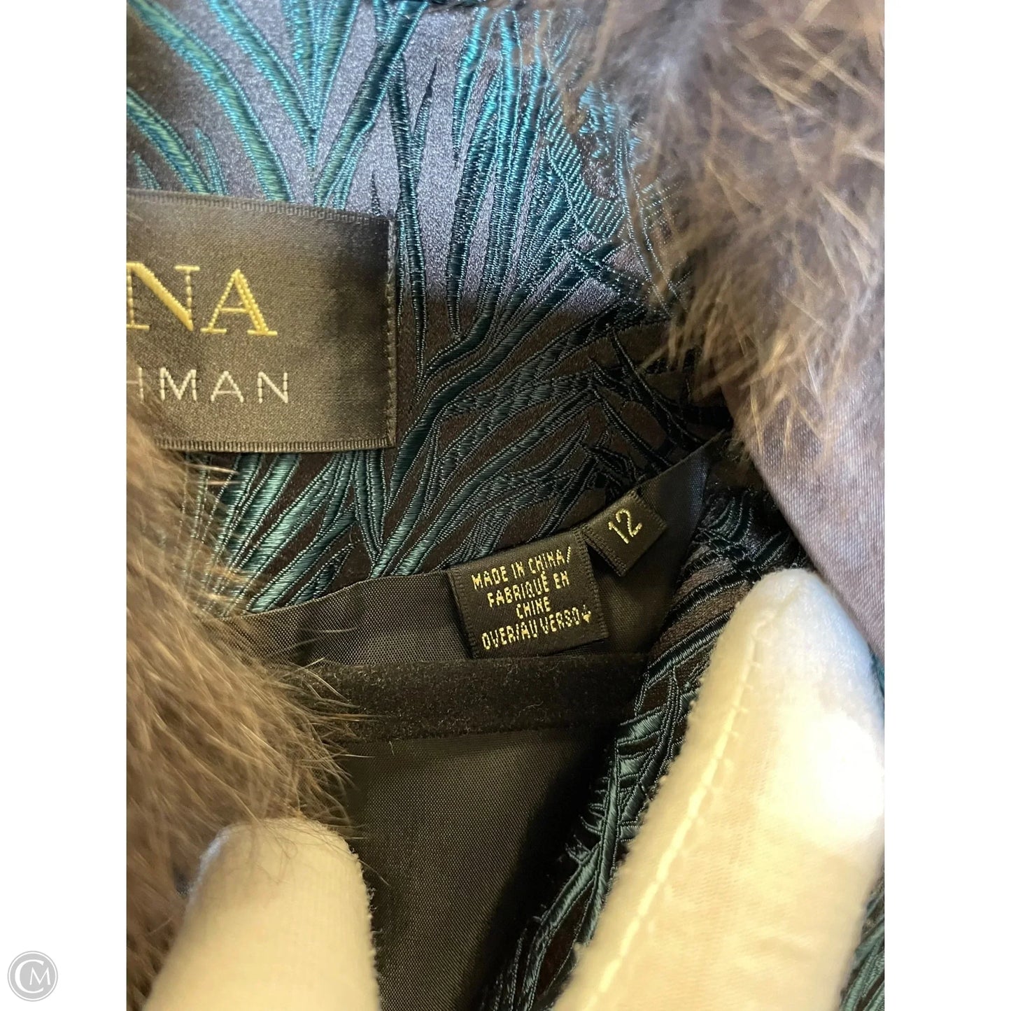 Jacket Other By Dana Buchman In Teal, Size: L