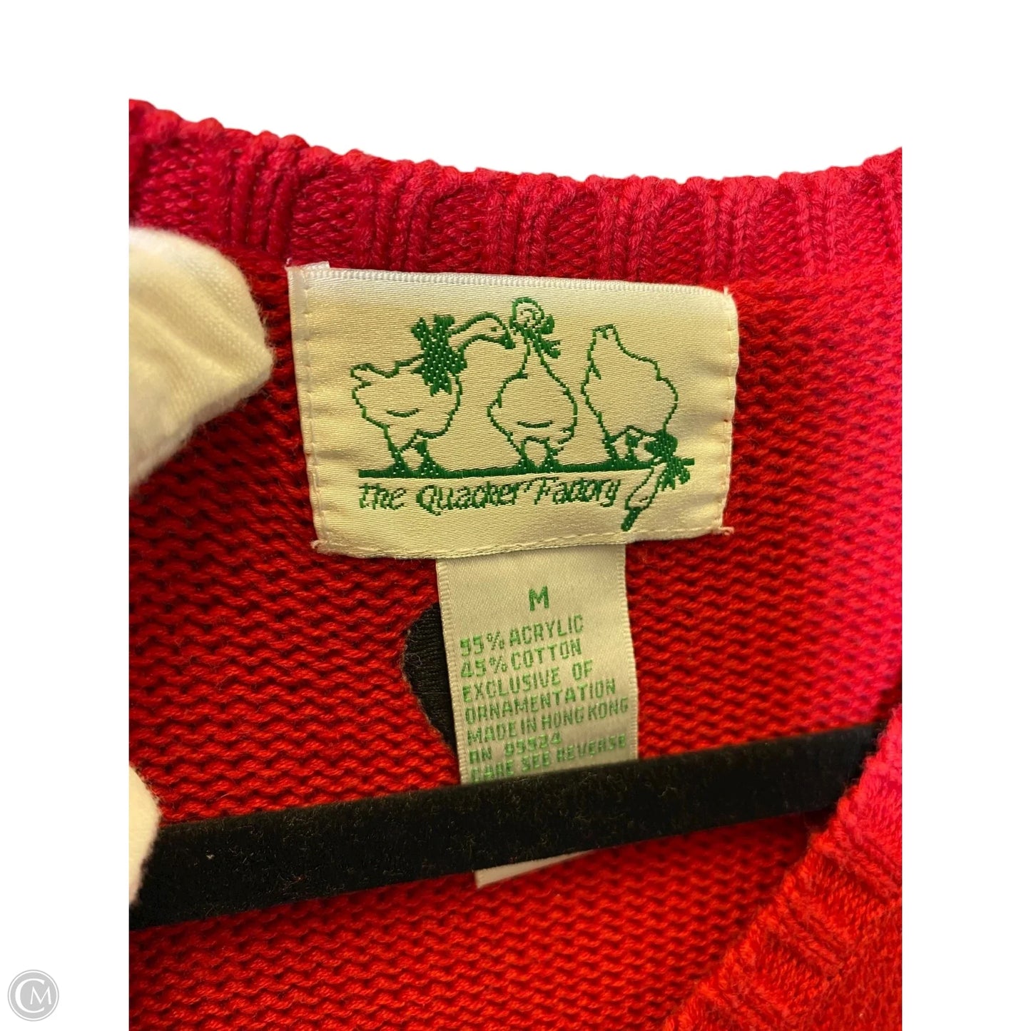 Sweater By Clothes Mentor In Red, Size: M