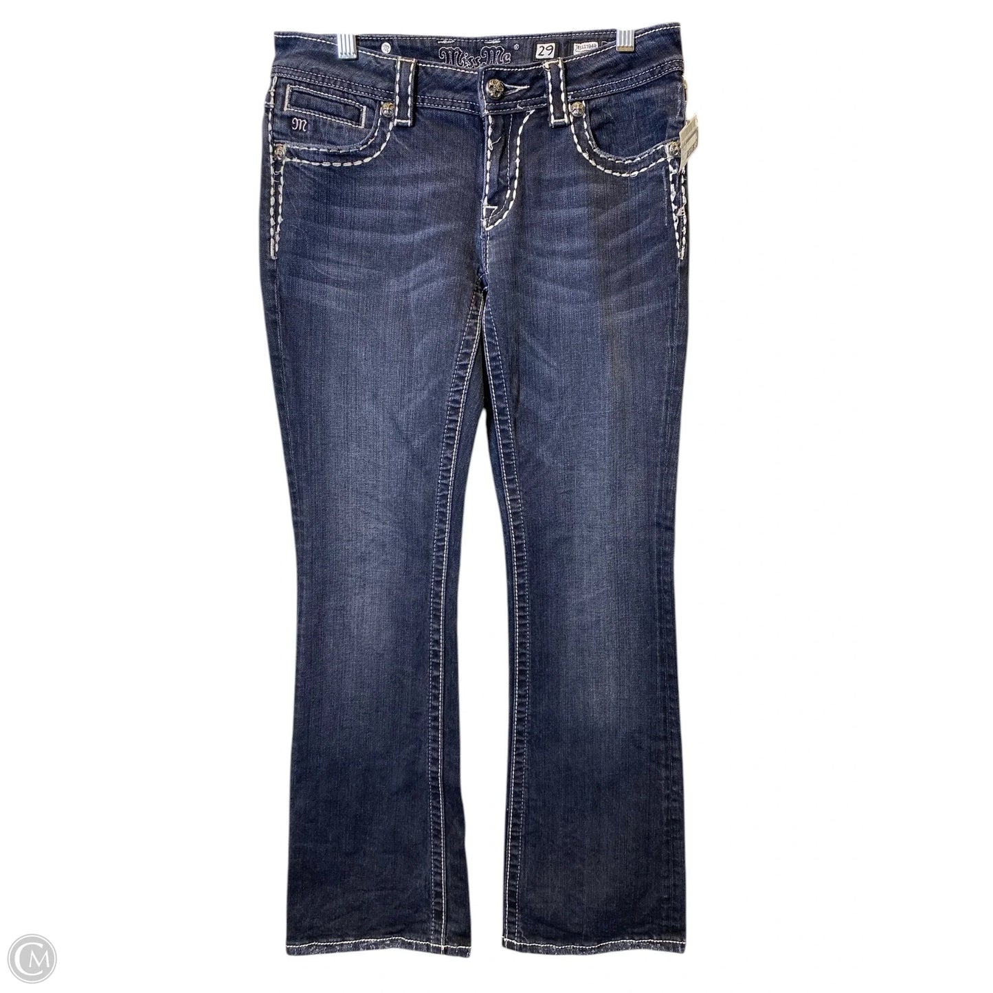 Jeans Boot Cut By Miss Me In Blue Denim, Size: 8